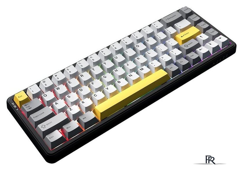 Клавиатура Ajazz AK680 Max (черный/серый/желтый) - Изображение №5 — Интернет-магазин ПроЗаказ