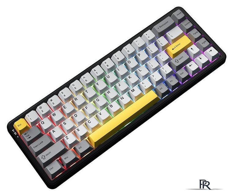 Клавиатура Ajazz AK680 Max (черный/серый/желтый) - Изображение №3 — Интернет-магазин ПроЗаказ