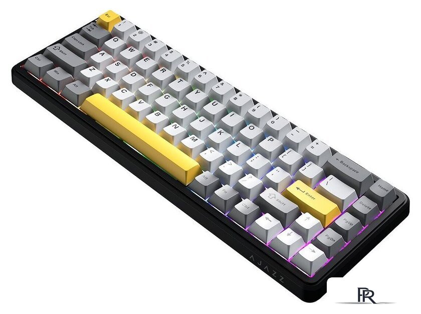 Клавиатура Ajazz AK680 Max (черный/серый/желтый) - Изображение №4 — Интернет-магазин ПроЗаказ