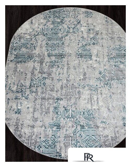 Ковер для жилой комнаты Merinos Palermo F281-OVAL-GRAY (1.6х2.3) - Изображение №5 — Интернет-магазин ПроЗаказ