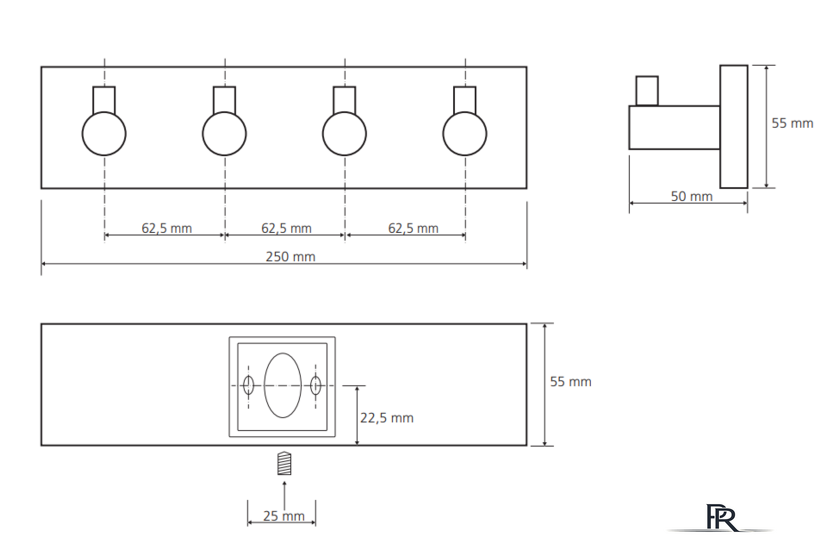 Крючок для ванны Bemeta Beta 132405212 - Изображение №2 — Интернет-магазин ПроЗаказ