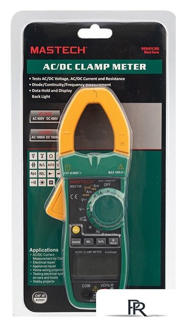 Токовые клещи Mastech MS2138 - Изображение №2 — Интернет-магазин ПроЗаказ