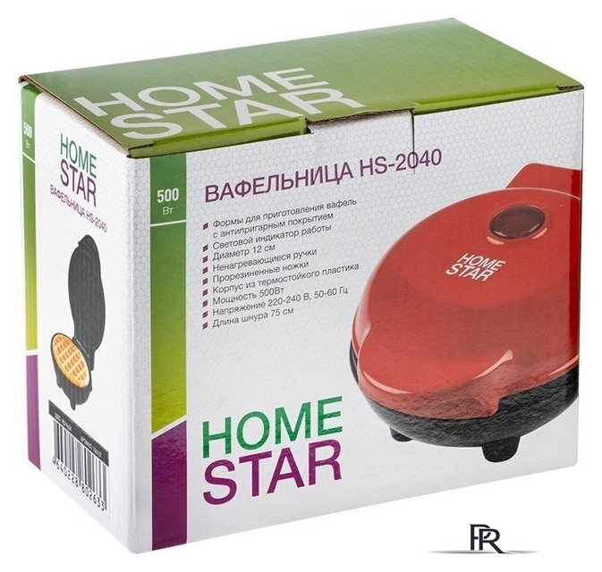 Вафельница HomeStar HS-2040 106137 (черный) - Изображение №5 — Интернет-магазин ПроЗаказ