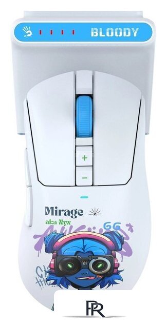 Игровая мышь A4Tech Bloody R73 Ultra Duo Nyx Mirage (белый) - Изображение №6 — Интернет-магазин ПроЗаказ