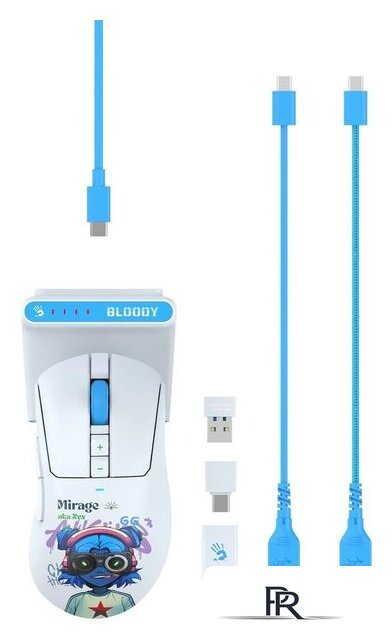 Игровая мышь A4Tech Bloody R73 Ultra Duo Nyx Mirage (белый) - Изображение №11 — Интернет-магазин ПроЗаказ