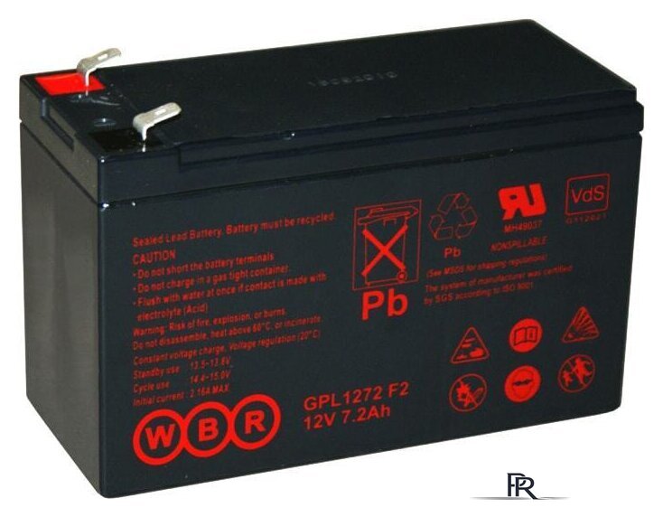 Аккумулятор для ИБП WBR GPL 1272 (12В/7.2 А·ч) - Изображение №1 — Интернет-магазин ПроЗаказ