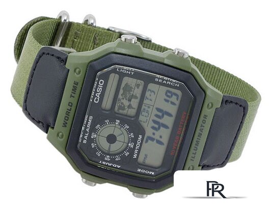 Наручные часы Casio AE-1200WHB-3B - Изображение №3 — Интернет-магазин ПроЗаказ