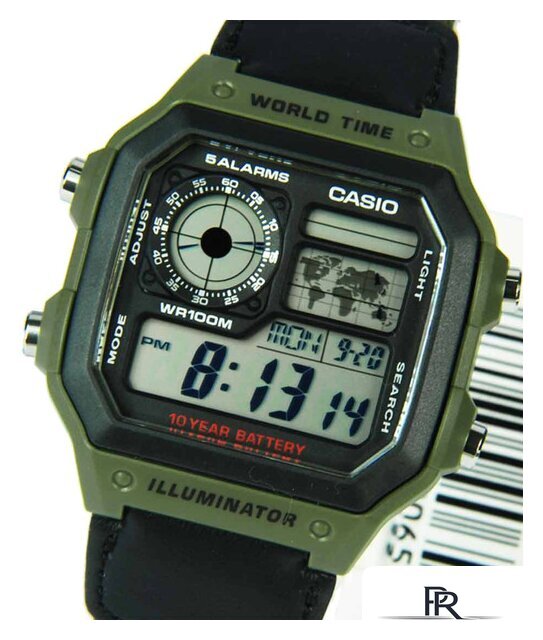 Наручные часы Casio AE-1200WHB-3B - Изображение №6 — Интернет-магазин ПроЗаказ