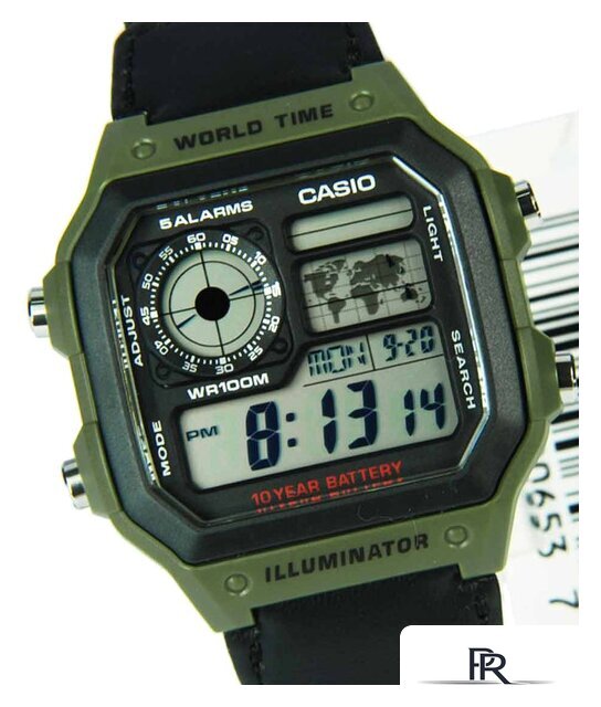 Наручные часы Casio AE-1200WHB-3B - Изображение №5 — Интернет-магазин ПроЗаказ