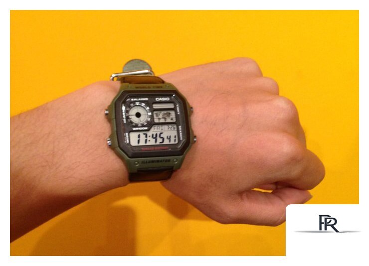Наручные часы Casio AE-1200WHB-3B - Изображение №7 — Интернет-магазин ПроЗаказ