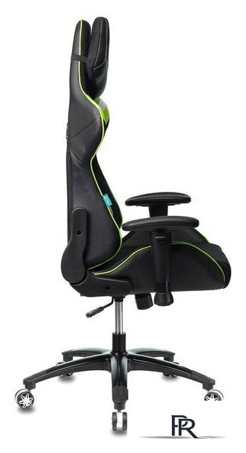 Игровое (геймерское) кресло Zombie Viking 4 Aero Green Edition (черный) - Изображение №3 — Интернет-магазин ПроЗаказ
