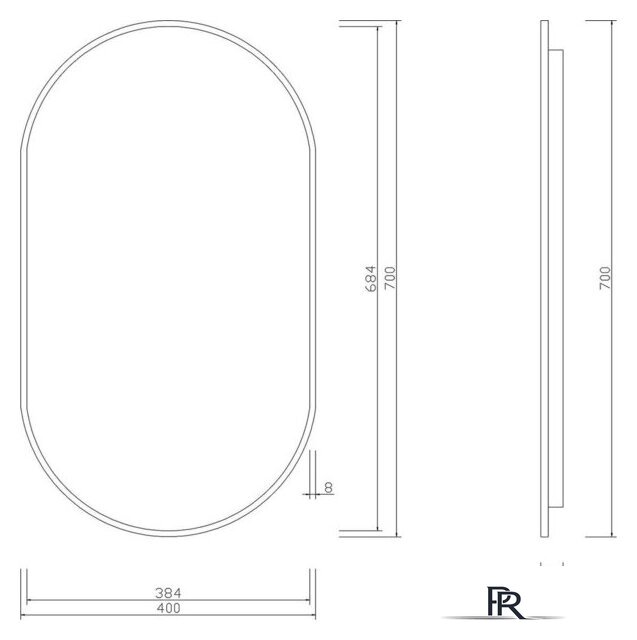  Roxen Зеркало Grown 510200-70GM 40x70 - Изображение №12 — Интернет-магазин ПроЗаказ