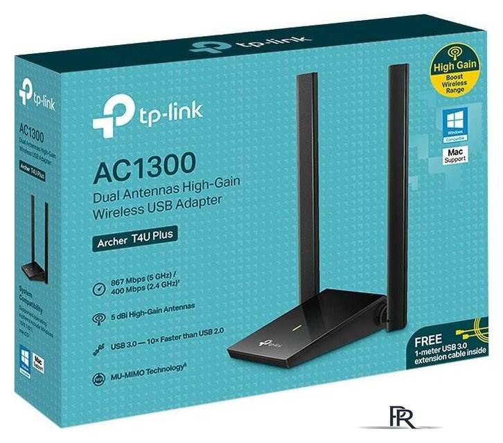 Wi-Fi адаптер TP-Link Archer T4U Plus - Изображение №5 — Интернет-магазин ПроЗаказ