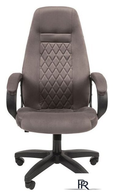 Офисное кресло CHAIRMAN Home 951 (велюр, Т-55 серый) - Изображение №2 — Интернет-магазин ПроЗаказ