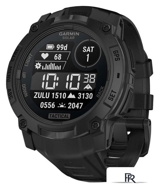 Умные часы Garmin Instinct 3 Solar Tactical Edition 50 мм (черный) - Изображение №1 — Интернет-магазин ПроЗаказ
