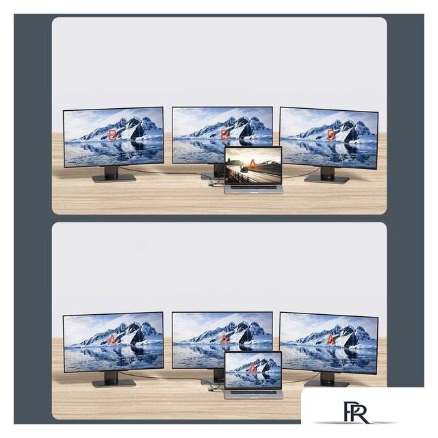 Док-станция Baseus Metal Gleam Series 11-in-1 Multifunctional HUB Type-C Hub Docking Station CAHUB-CT0G - Изображение №13 — Интернет-магазин ПроЗаказ