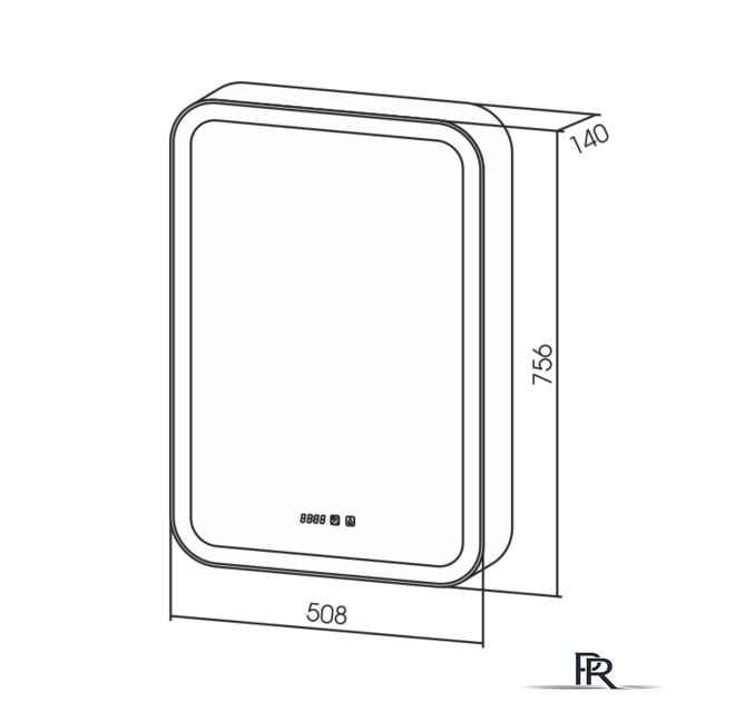  Silver Mirrors Шкаф с зеркалом Фиджи 50x75 LED-00002361 - Изображение №7 — Интернет-магазин ПроЗаказ