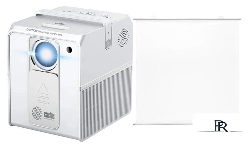 Проектор CACTUS CS-PRC.04WT.WUXGA-A + Экран CS-PSRM-180X180-WT - Изображение №1 — Интернет-магазин ПроЗаказ