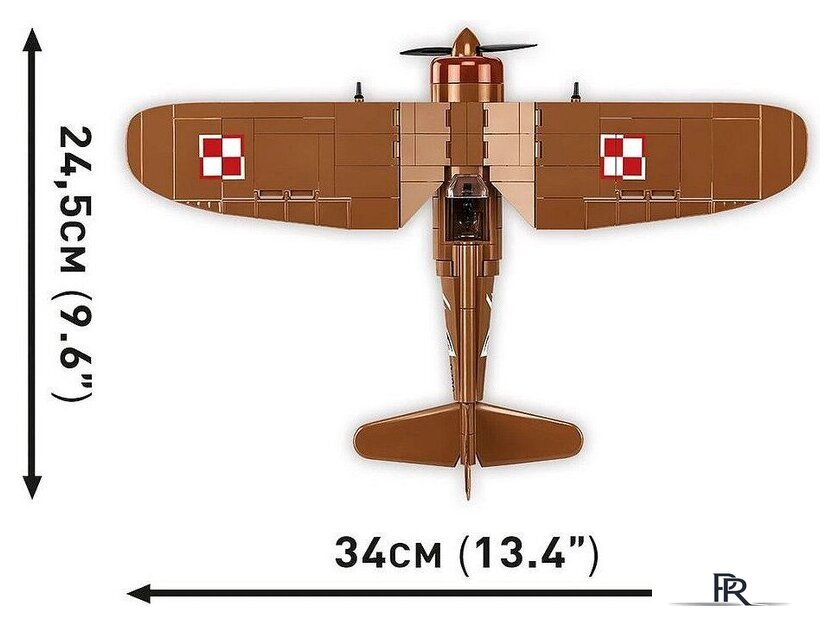Конструктор Cobi Historical Collection WWII PZL P.11c - Изображение №13 — Интернет-магазин ПроЗаказ