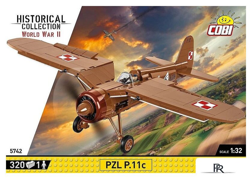 Конструктор Cobi Historical Collection WWII PZL P.11c - Изображение №1 — Интернет-магазин ПроЗаказ