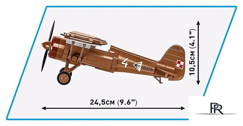 Конструктор Cobi Historical Collection WWII PZL P.11c - Изображение №12 — Интернет-магазин ПроЗаказ