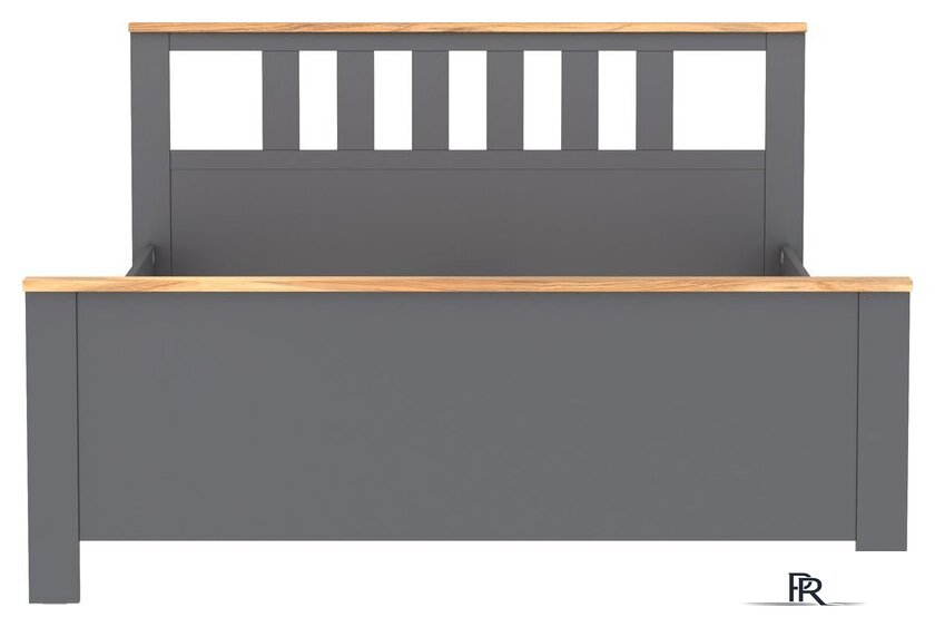 Кровать Mio Tesoro Сага 160x200 2.08.04.070.15 (серый/ясень) - Изображение №2 — Интернет-магазин ПроЗаказ