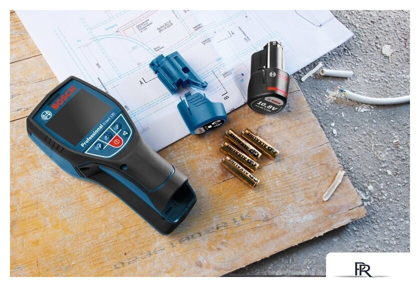 Детектор скрытой проводки Bosch D-tect 120 Professional 0601081301 (с АКБ и кейсом) - Изображение №5 — Интернет-магазин ПроЗаказ