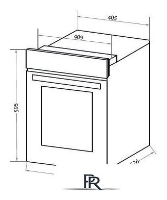 Электрический духовой шкаф HOMSair OES456BK - Изображение №2 — Интернет-магазин ПроЗаказ