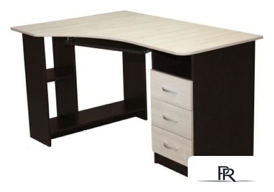 Стол Мебель-класс Престиж (венге/ясень шимо светлый, правый) - Изображение №1 — Интернет-магазин ПроЗаказ