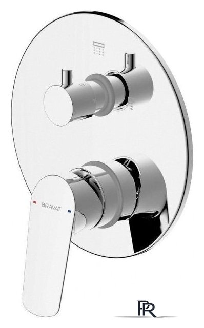 Смеситель Bravat PB8429564CP-3-ENG 3-функциональный - Изображение №1 — Интернет-магазин ПроЗаказ