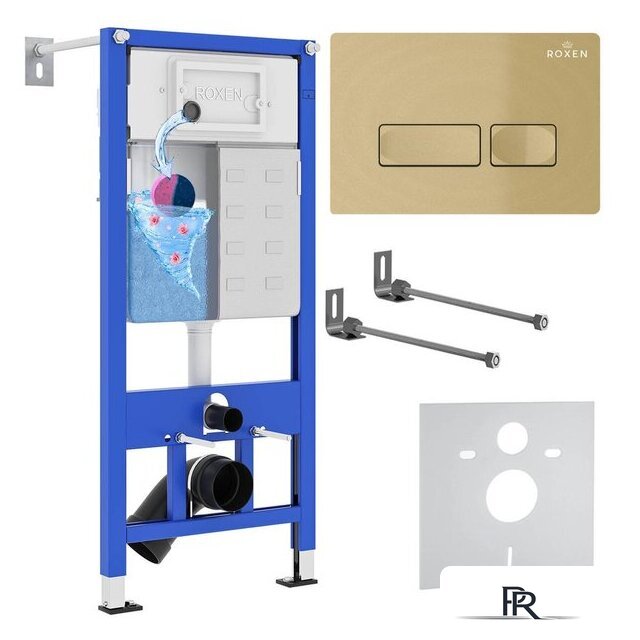 Инсталляция для унитаза Roxen StounFix Dual Fresh 968047 - Изображение №1 — Интернет-магазин ПроЗаказ