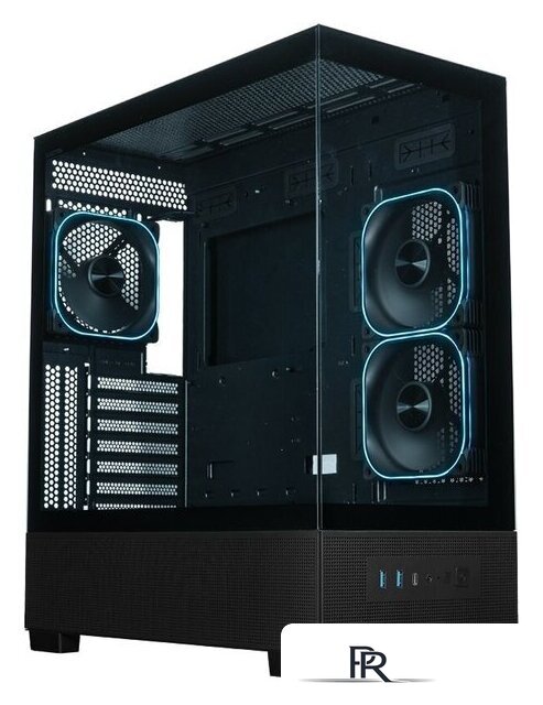 Корпус XASTRA Q500 3ARGB-FG-C10-UC (черный) - Изображение №2 — Интернет-магазин ПроЗаказ