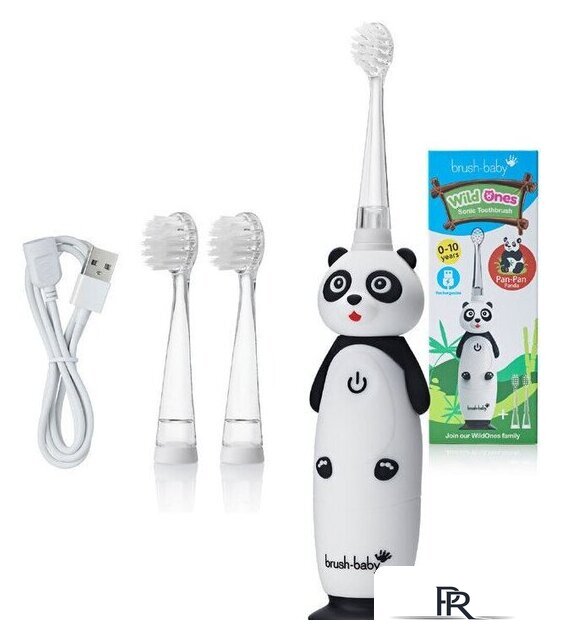 Электрическая зубная щетка Brush-Baby WildOnes Panda - Изображение №1 — Интернет-магазин ПроЗаказ