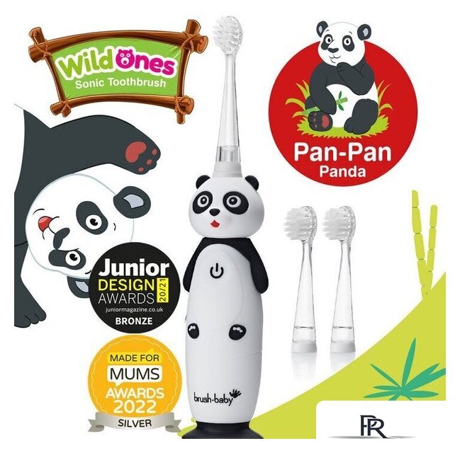 Электрическая зубная щетка Brush-Baby WildOnes Panda - Изображение №11 — Интернет-магазин ПроЗаказ