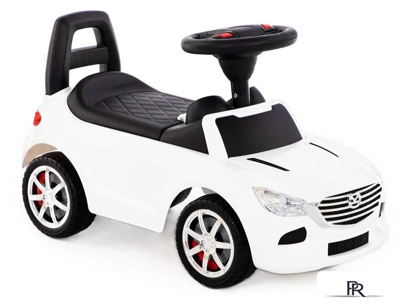 Каталка Полесье SuperCar №4 84514 (белый) - Изображение №2 — Интернет-магазин ПроЗаказ