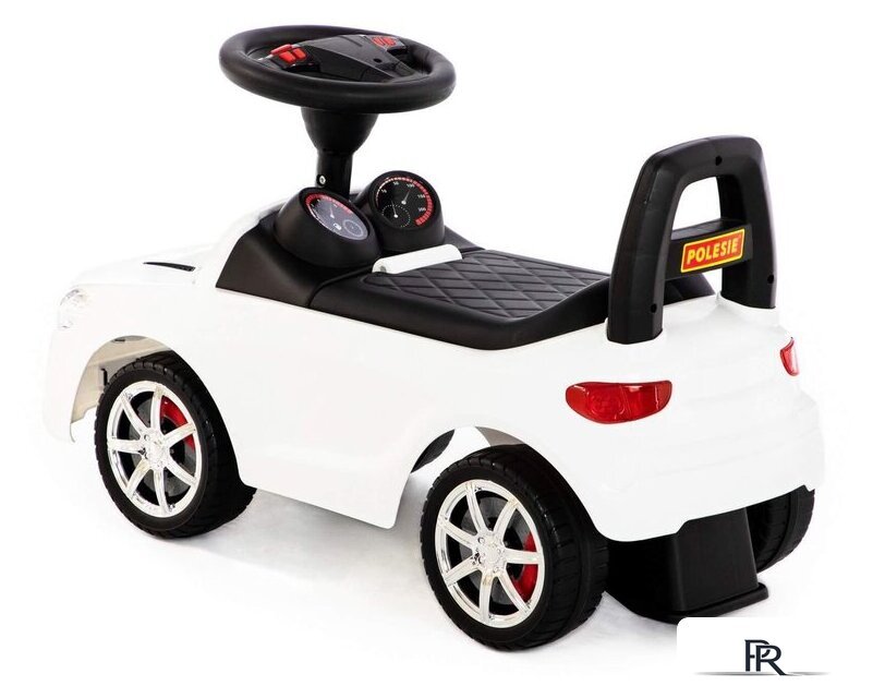 Каталка Полесье SuperCar №4 84514 (белый) - Изображение №5 — Интернет-магазин ПроЗаказ