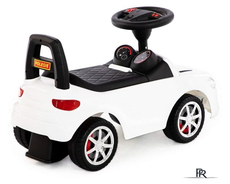 Каталка Полесье SuperCar №4 84514 (белый) - Изображение №4 — Интернет-магазин ПроЗаказ