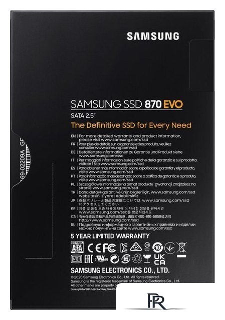 SSD Samsung 870 Evo 1TB MZ-77E1T0BW - Изображение №7 — Интернет-магазин ПроЗаказ