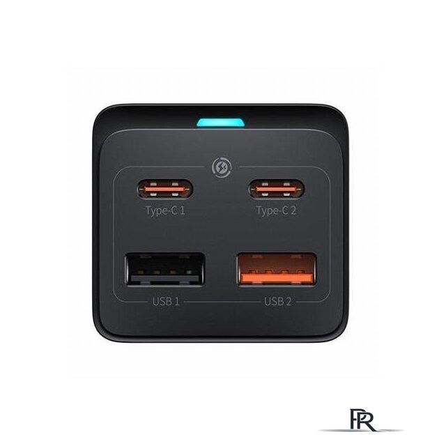 Сетевое зарядное Baseus GaN3 Pro Desktop Powerstrip AC+2U+2C 65W PSZM000901 - Изображение №7 — Интернет-магазин ПроЗаказ