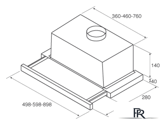 Кухонная вытяжка Jetair Aurora LX/WH/F/60 PRF0045669C - Изображение №2 — Интернет-магазин ПроЗаказ
