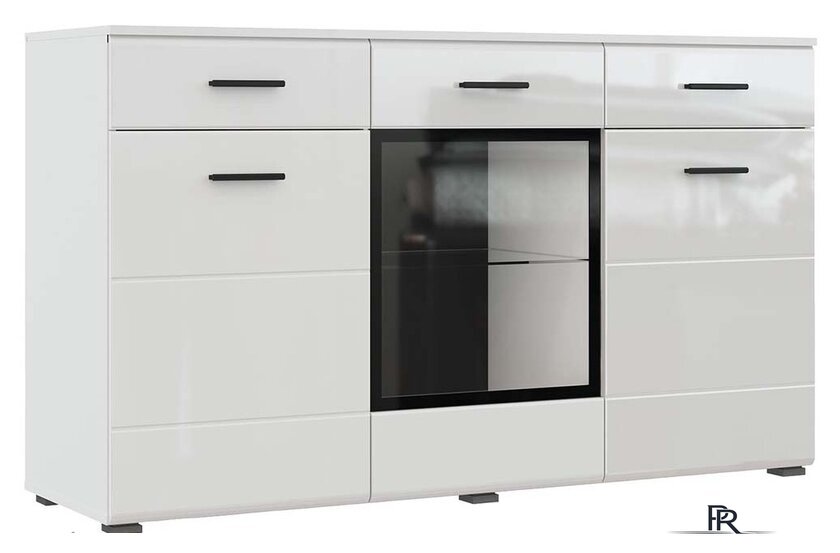Комод НК-Мебель Gloss КМ-150 71373117 (белый-белый глянец) - Изображение №1 — Интернет-магазин ПроЗаказ