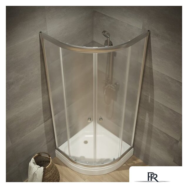 Душевой уголок Triton Альфа-Хром 100х100 (без поддона) - Изображение №3 — Интернет-магазин ПроЗаказ