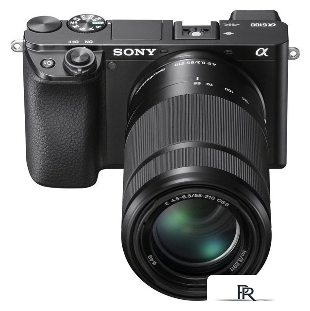 Беззеркальный фотоаппарат Sony Alpha a6100 Double Kit 16-50mm + 55-210mm (черный) - Изображение №3 — Интернет-магазин ПроЗаказ