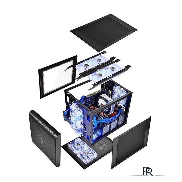 Корпус Thermaltake Core V21 [CA-1D5-00S1WN-00] - Изображение №6 — Интернет-магазин ПроЗаказ