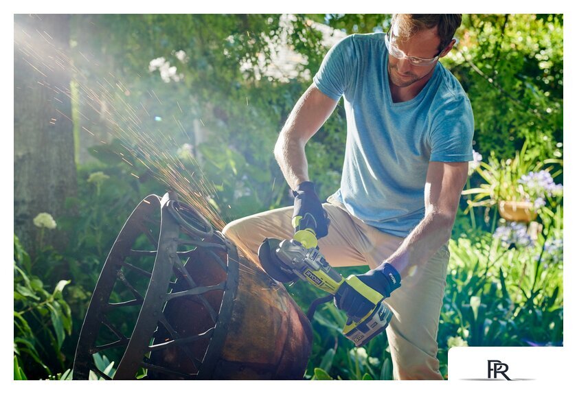 Угловая шлифмашина Ryobi R18AG7-0 (без АКБ) - Изображение №4 — Интернет-магазин ПроЗаказ