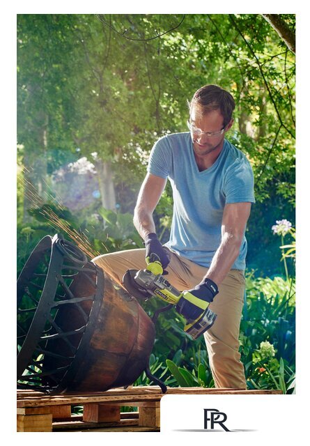 Угловая шлифмашина Ryobi R18AG7-0 (без АКБ) - Изображение №9 — Интернет-магазин ПроЗаказ