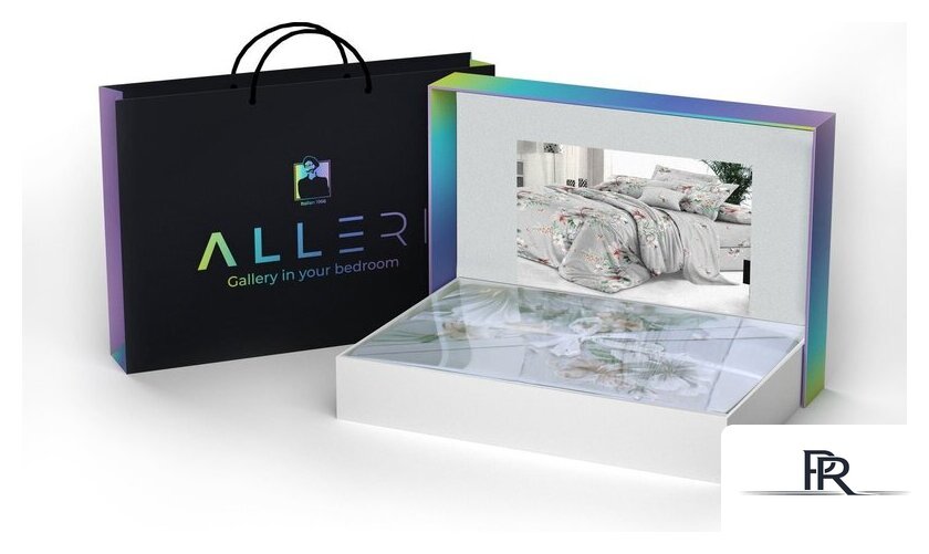 Евромакси комплект постельного белья Alleri Сатин Premium Евро Max СП-304 - Изображение №4 — Интернет-магазин ПроЗаказ