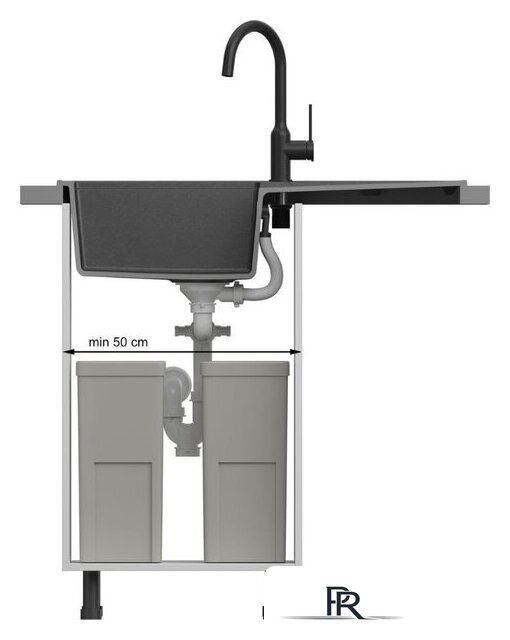 Кухонная мойка Quadron HCQE8650U8_BS_P2O - Изображение №6 — Интернет-магазин ПроЗаказ