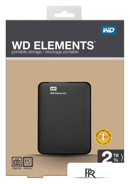 Внешний накопитель WD Elements Portable 2TB (WDBU6Y0020BBK) - Изображение №7 — Интернет-магазин ПроЗаказ
