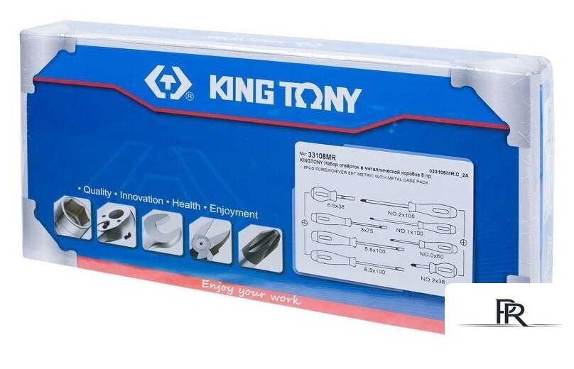 Набор отверток King Tony 33108MR (8 предметов) - Изображение №3 — Интернет-магазин ПроЗаказ